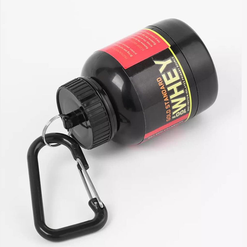 100/200ml Portable Protein Powder Supplement Container.