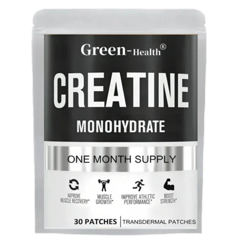 30 Patches Creatine Monohydrate Transdermal Patches - Muscle Growth Strength Increase Energy Output Enhancer